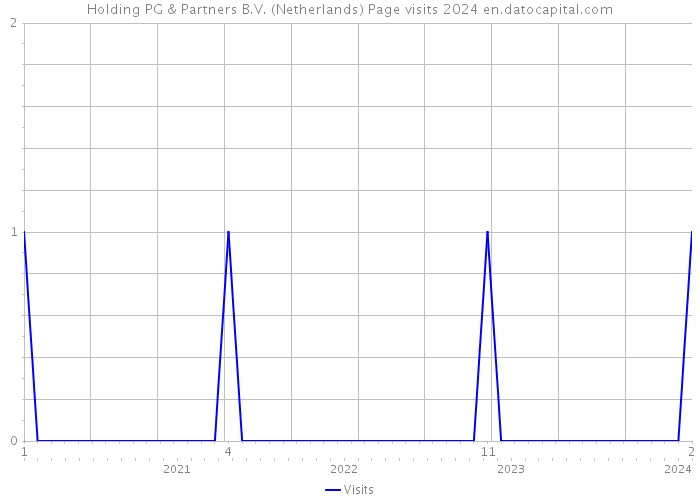 Holding PG & Partners B.V. (Netherlands) Page visits 2024 