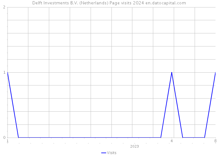 Delft Investments B.V. (Netherlands) Page visits 2024 
