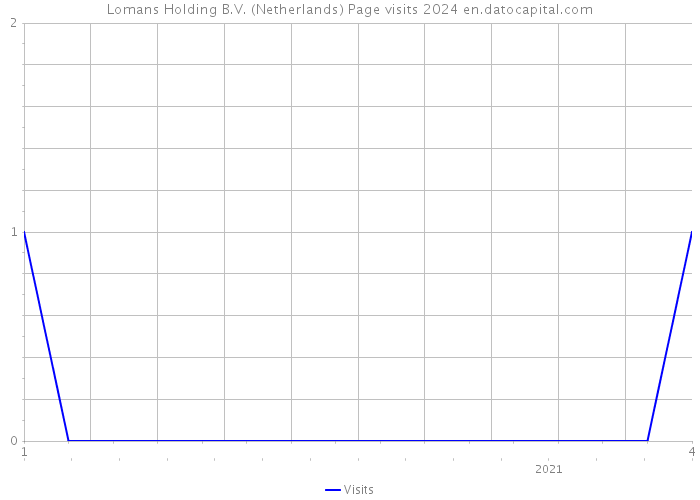 Lomans Holding B.V. (Netherlands) Page visits 2024 