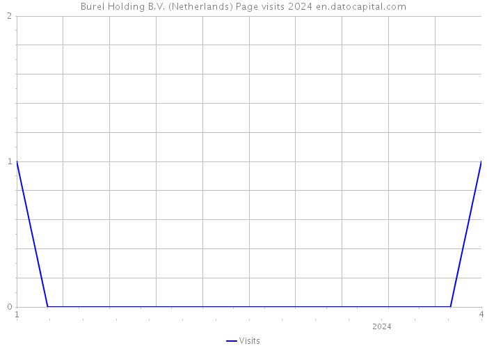 Burel Holding B.V. (Netherlands) Page visits 2024 