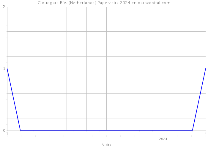 Cloudgate B.V. (Netherlands) Page visits 2024 