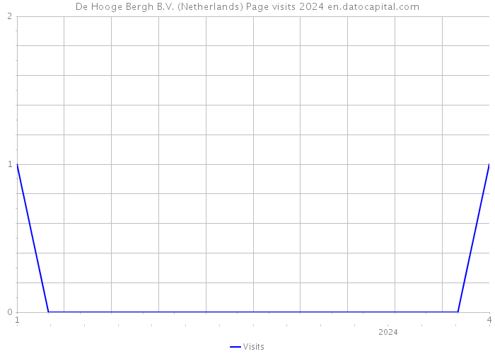 De Hooge Bergh B.V. (Netherlands) Page visits 2024 