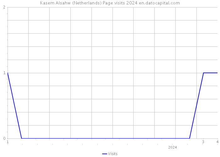 Kasem Alsahw (Netherlands) Page visits 2024 