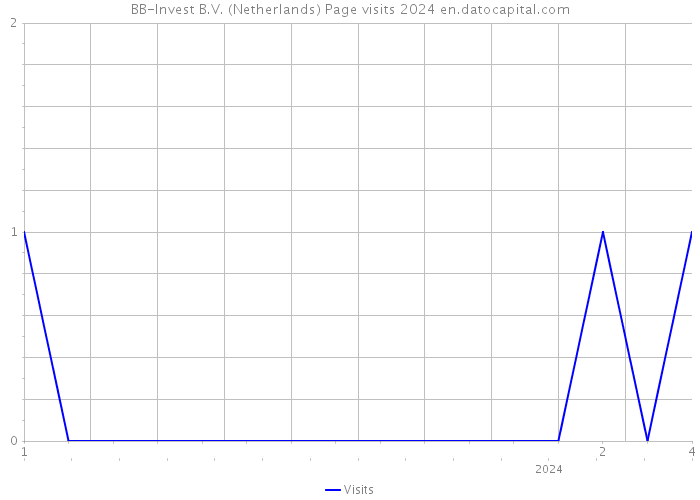 BB-Invest B.V. (Netherlands) Page visits 2024 