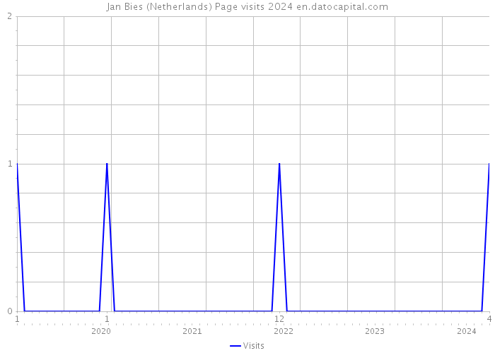 Jan Bies (Netherlands) Page visits 2024 