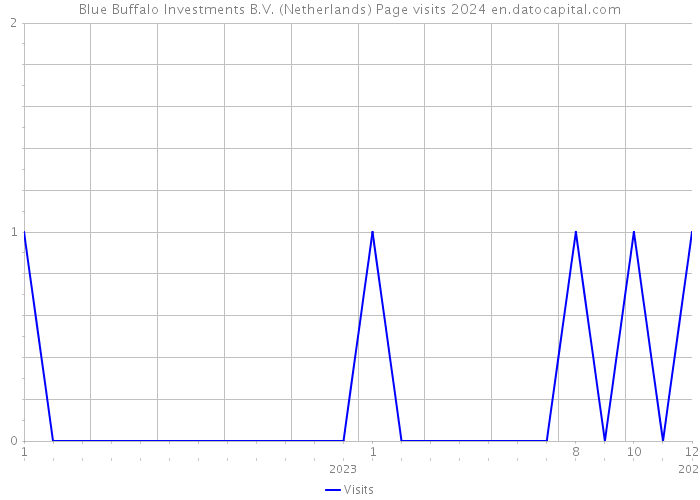 Blue Buffalo Investments B.V. (Netherlands) Page visits 2024 