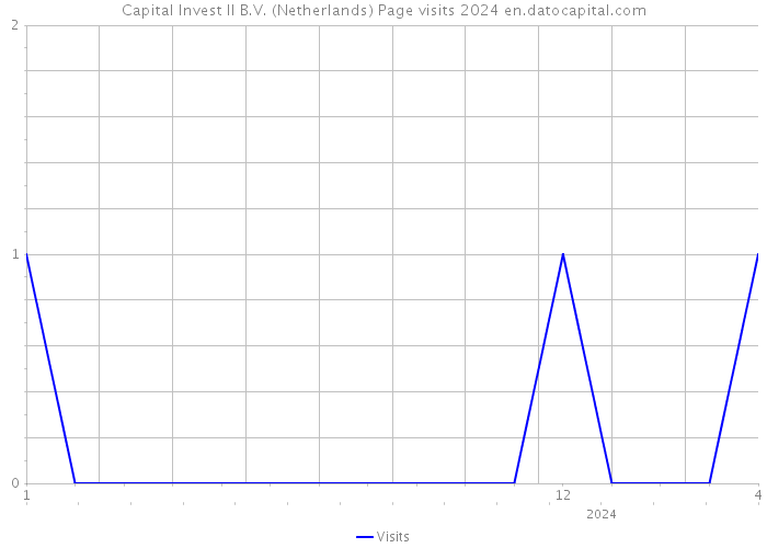 Capital Invest II B.V. (Netherlands) Page visits 2024 