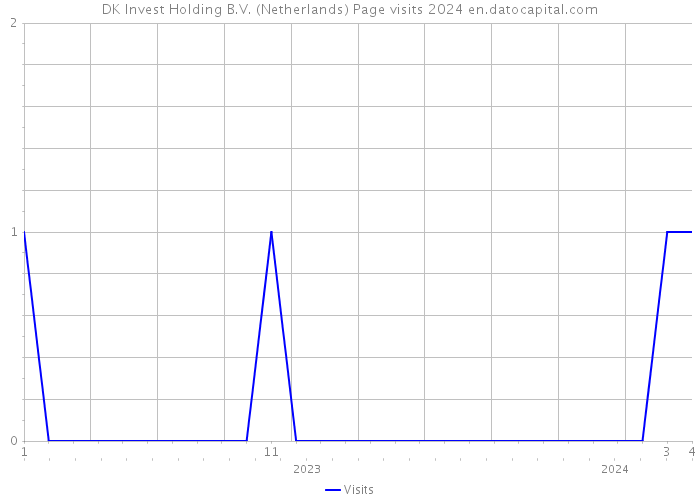DK Invest Holding B.V. (Netherlands) Page visits 2024 