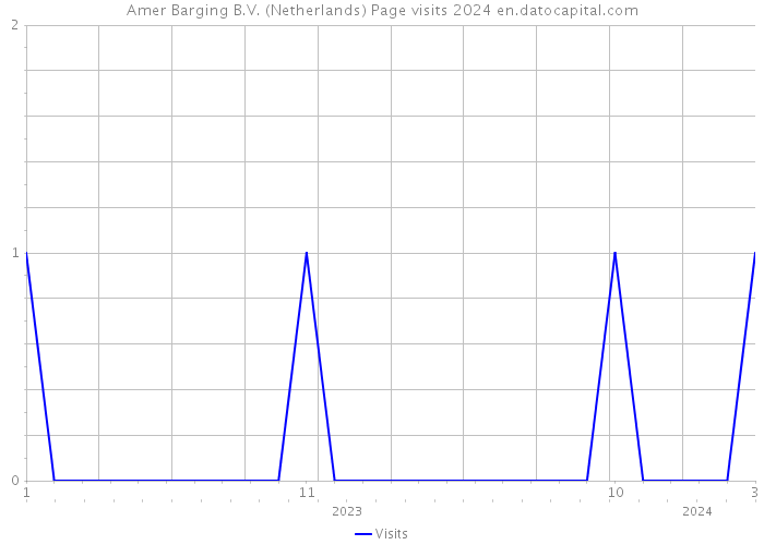 Amer Barging B.V. (Netherlands) Page visits 2024 