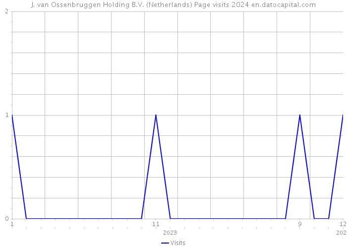 J. van Ossenbruggen Holding B.V. (Netherlands) Page visits 2024 