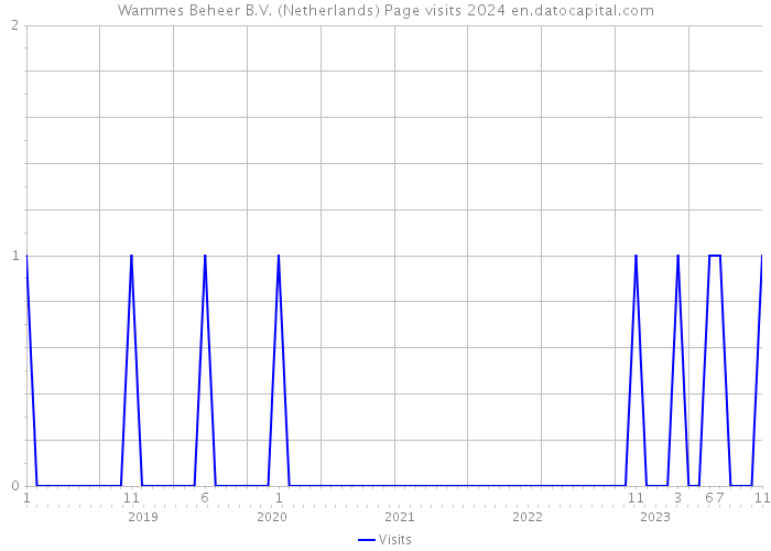 Wammes Beheer B.V. (Netherlands) Page visits 2024 