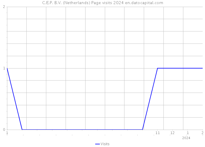 C.E.P. B.V. (Netherlands) Page visits 2024 