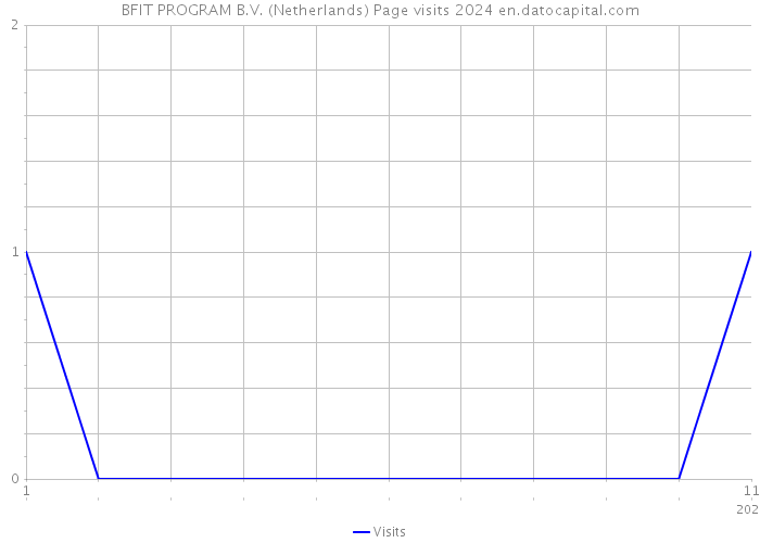 BFIT PROGRAM B.V. (Netherlands) Page visits 2024 