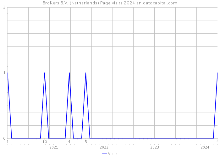 BroKers B.V. (Netherlands) Page visits 2024 
