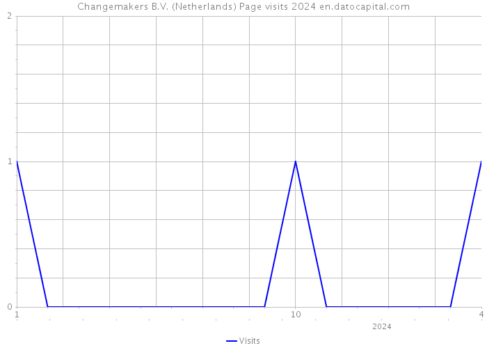 Changemakers B.V. (Netherlands) Page visits 2024 