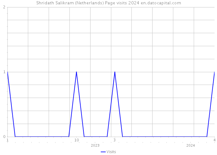 Shridath Salikram (Netherlands) Page visits 2024 