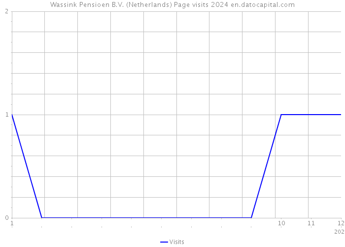 Wassink Pensioen B.V. (Netherlands) Page visits 2024 