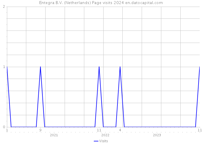 Entegra B.V. (Netherlands) Page visits 2024 