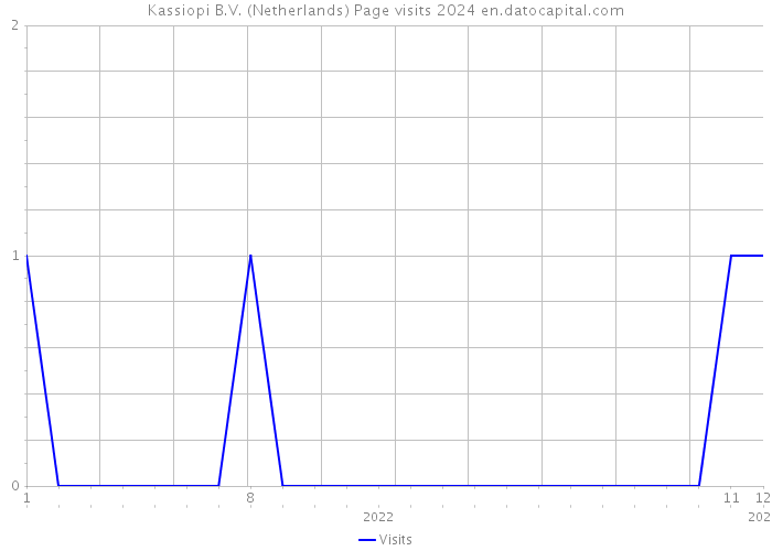 Kassiopi B.V. (Netherlands) Page visits 2024 