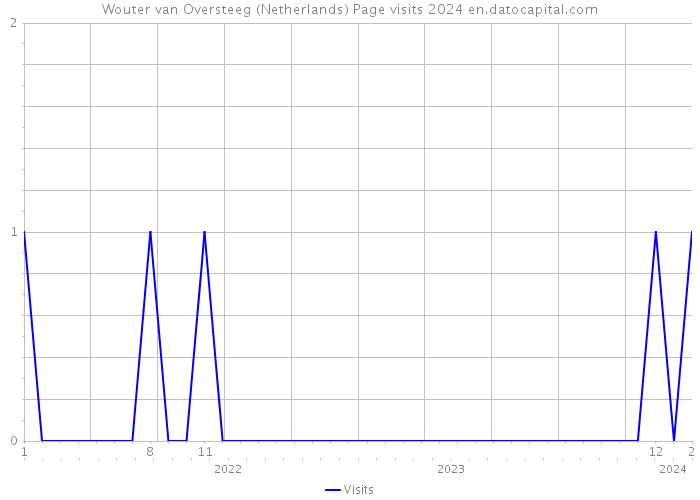 Wouter van Oversteeg (Netherlands) Page visits 2024 