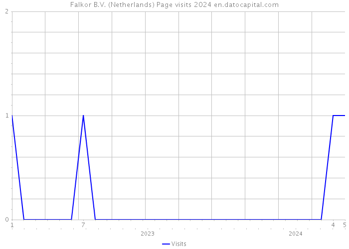 Falkor B.V. (Netherlands) Page visits 2024 