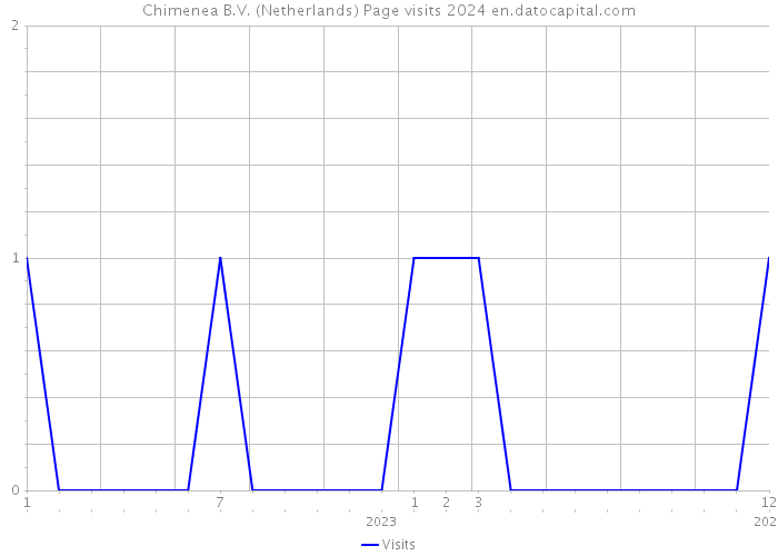 Chimenea B.V. (Netherlands) Page visits 2024 