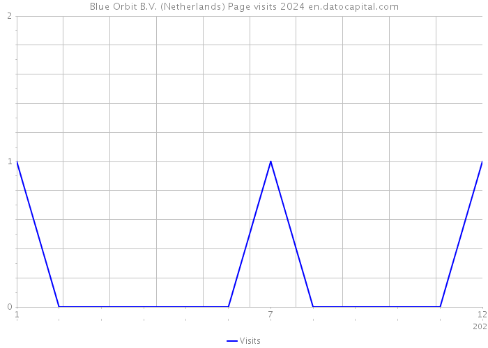 Blue Orbit B.V. (Netherlands) Page visits 2024 
