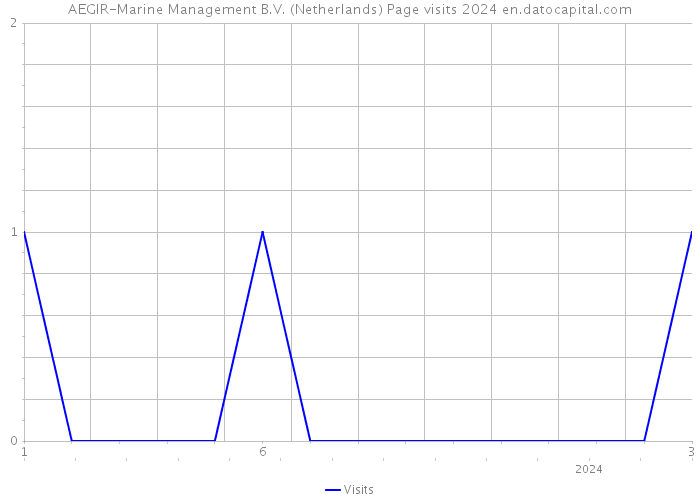 AEGIR-Marine Management B.V. (Netherlands) Page visits 2024 