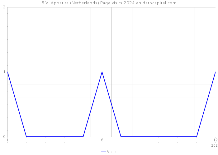 B.V. Appetite (Netherlands) Page visits 2024 