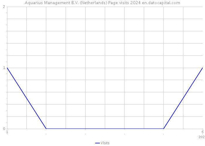 Aquarius Management B.V. (Netherlands) Page visits 2024 