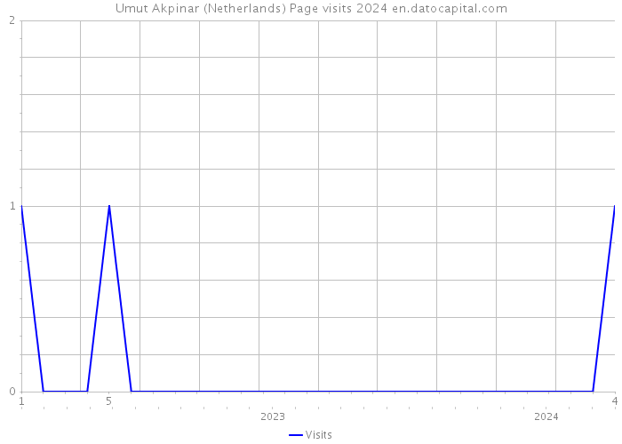 Umut Akpinar (Netherlands) Page visits 2024 
