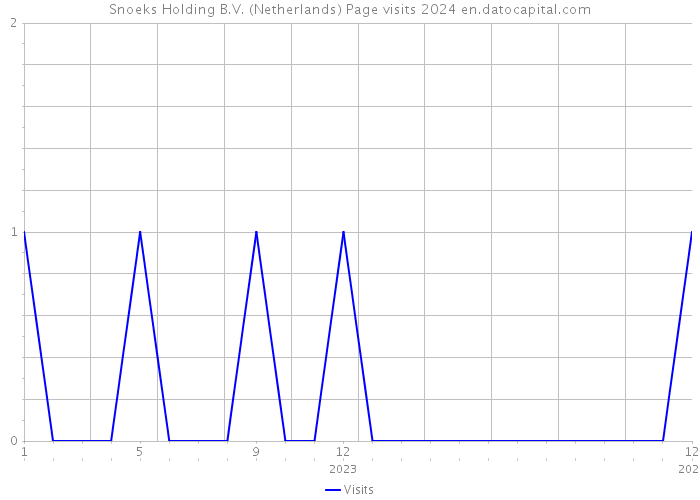 Snoeks Holding B.V. (Netherlands) Page visits 2024 