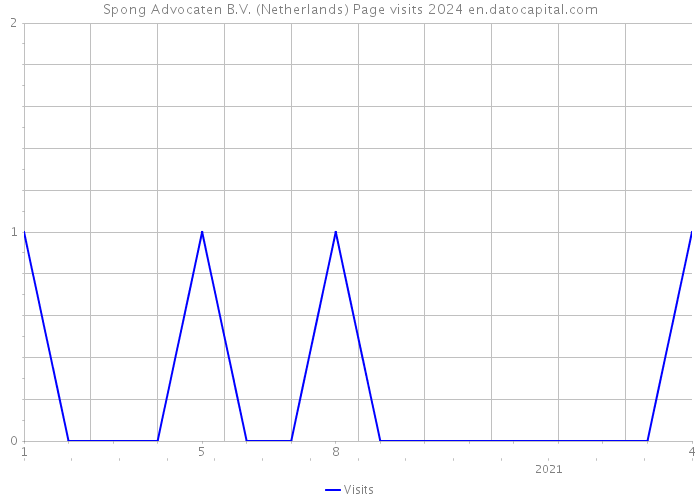 Spong Advocaten B.V. (Netherlands) Page visits 2024 