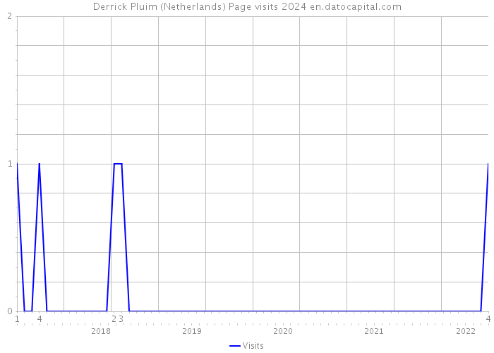 Derrick Pluim (Netherlands) Page visits 2024 