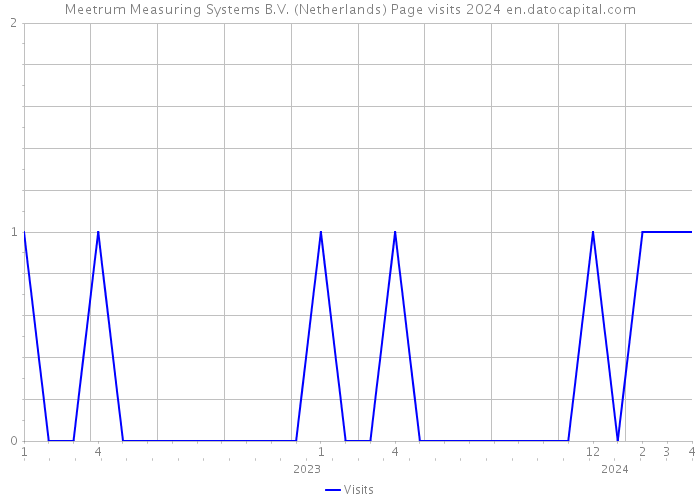 Meetrum Measuring Systems B.V. (Netherlands) Page visits 2024 