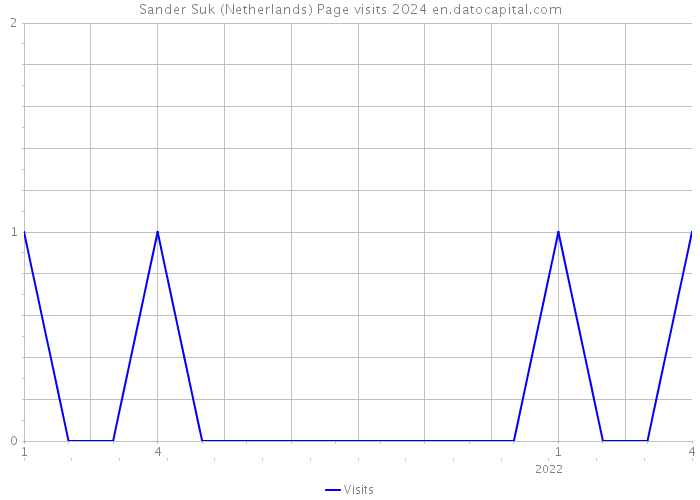 Sander Suk (Netherlands) Page visits 2024 