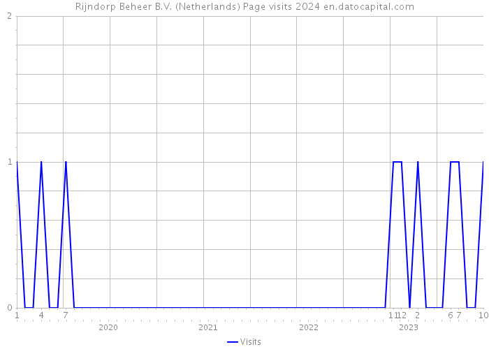Rijndorp Beheer B.V. (Netherlands) Page visits 2024 