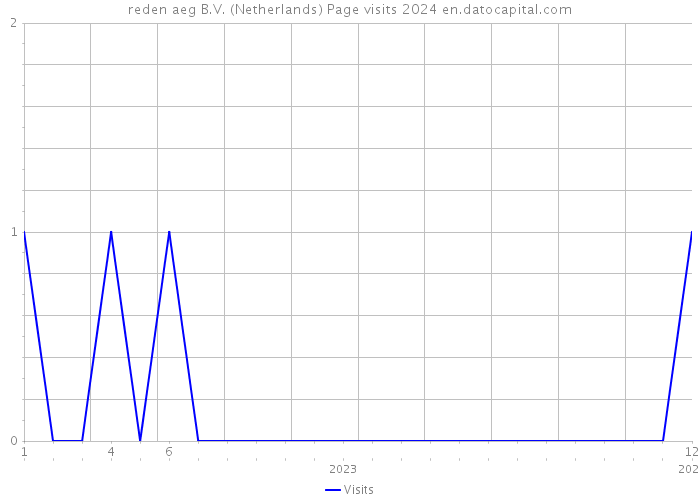 reden aeg B.V. (Netherlands) Page visits 2024 