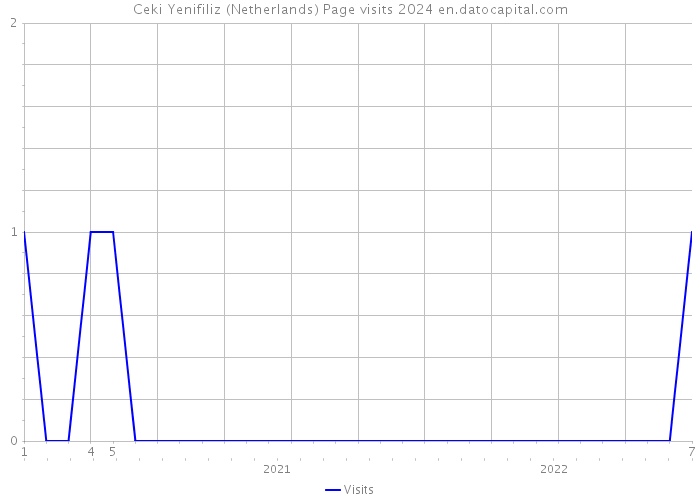 Ceki Yenifiliz (Netherlands) Page visits 2024 