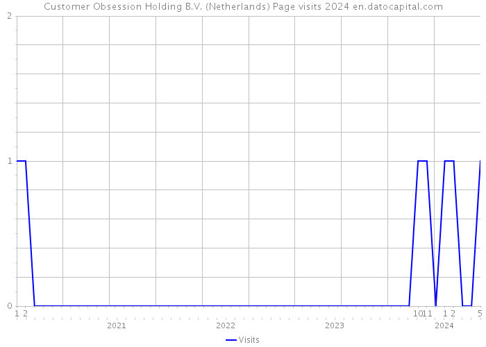 Customer Obsession Holding B.V. (Netherlands) Page visits 2024 