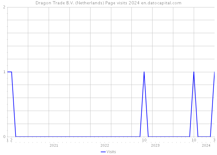 Dragon Trade B.V. (Netherlands) Page visits 2024 