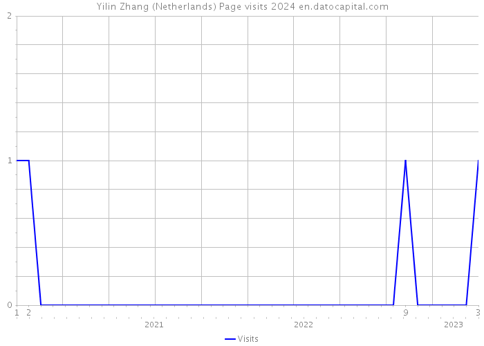 Yilin Zhang (Netherlands) Page visits 2024 