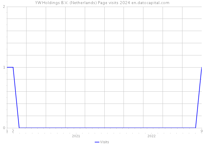 YW Holdings B.V. (Netherlands) Page visits 2024 