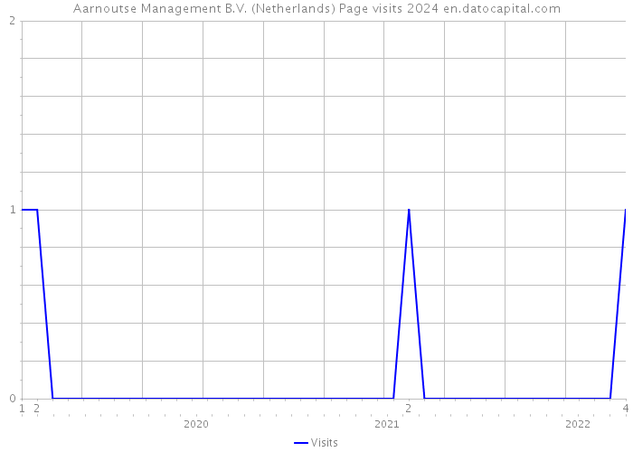 Aarnoutse Management B.V. (Netherlands) Page visits 2024 