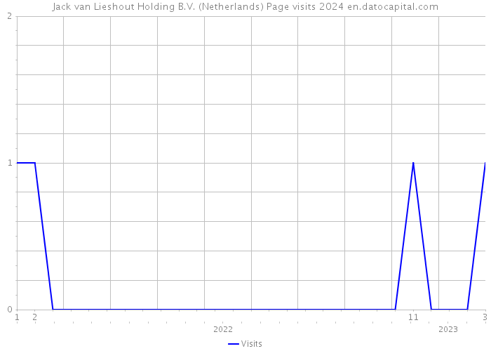 Jack van Lieshout Holding B.V. (Netherlands) Page visits 2024 