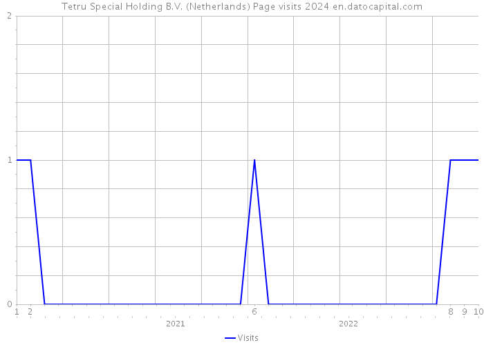 Tetru Special Holding B.V. (Netherlands) Page visits 2024 