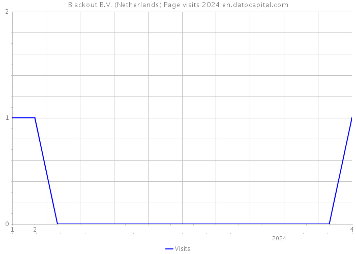 Blackout B.V. (Netherlands) Page visits 2024 