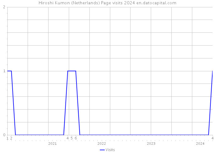 Hiroshi Kumon (Netherlands) Page visits 2024 