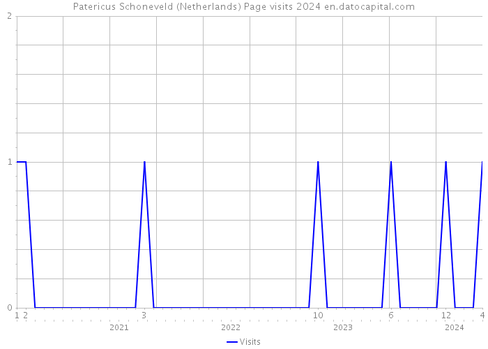Patericus Schoneveld (Netherlands) Page visits 2024 