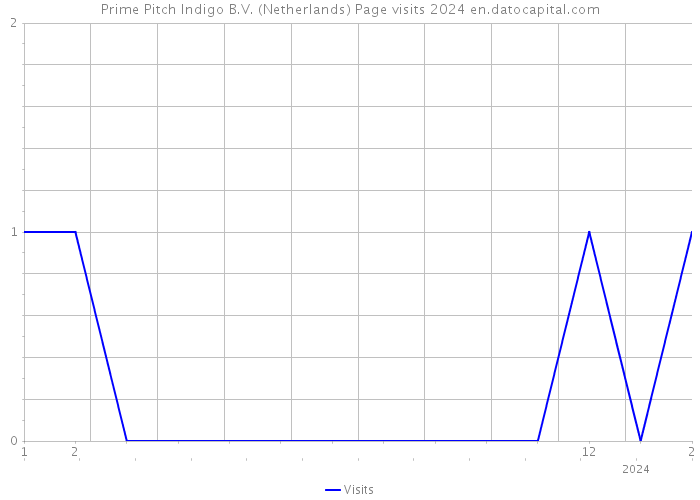 Prime Pitch Indigo B.V. (Netherlands) Page visits 2024 